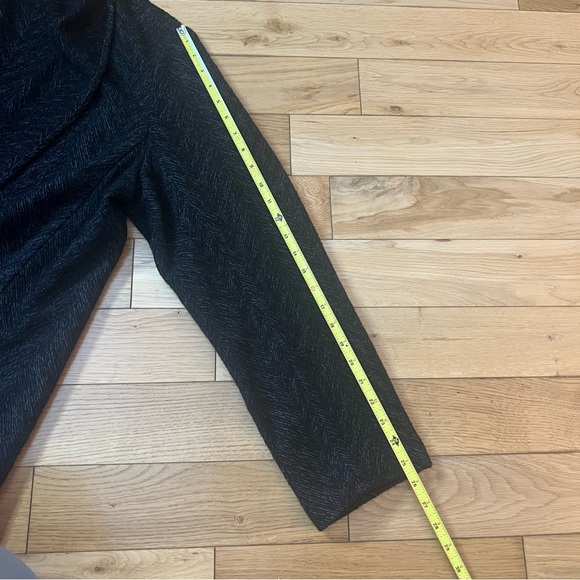 Eileen Fisher Sweater Shawl Open Front Cardigan Wool Blend Gray Size XL - Picture 6 of 9